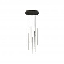 Kuzco Lighting Inc MP14919-BK-UNV-010 - Chute 8 Head Black LED Multi Pendant