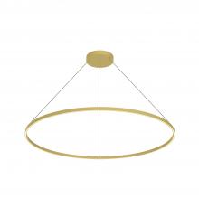 Kuzco Lighting Inc PD87160-BG-UNV-010 - Cerchio 60-in Brushed Gold LED Pendant