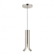  PD89709-PN - Husk 9-in Polished Nickel LED Pendant