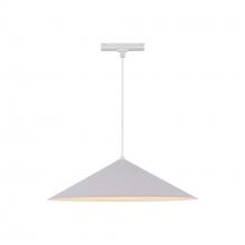 Kuzco Lighting Inc TRP73915-WH-4K - Luiz 15-in White 4000K Trilo Track Pendant