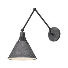 Alora Lighting WV584510SL - Archer 10-in Steel Shade 1 Light Wall/Vanity