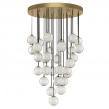  MP321230NB - Marni 30 Head Natural Brass LED Multi Pendant