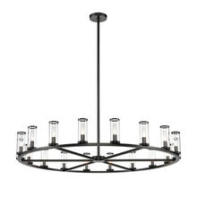  CH309021UBCG - Revolve Clear Glass/Urban Bronze 21 Light Chandeliers