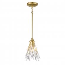  18304/1 - Flora Grace 7'' Wide 1-Light Mini Pendant - Champagne Gold