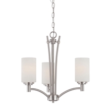  190040217 - Thomas - Pittman 20'' Wide 3-Light Chandelier - Brushed Nickel