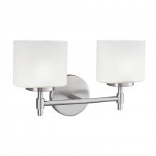  5322-CH-MO - Moderne 14.25'' Wide 2-Light Vanity Light - Chrome