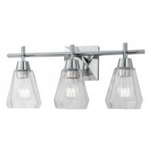  8283-PN-CL - Arctic 20'' Wide 3-Light Vanity Light - Polished Nickel