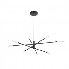  85037/LED - Light Streak 48.5'' Wide 8-Light Chandelier - Matte Black