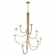  89681/9 - Caroline 44'' Wide 9-Light Chandelier - Brushed Gold