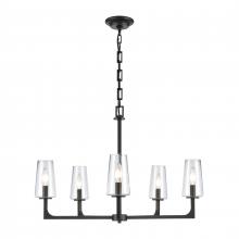  89965/5 - Fitzroy 28'' Wide 5-Light Chandelier - Matte Black