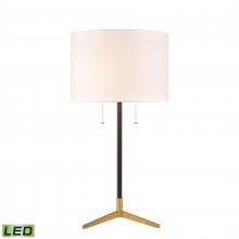  D3120WHT-LED - Clubhouse 29'' High 2-Light Table Lamp - Black - Includes LED Bulbs